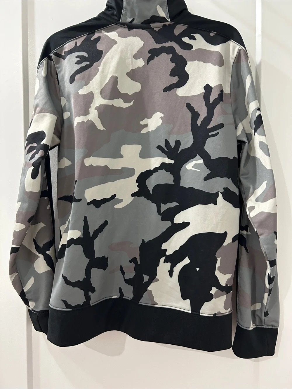 Boys size 12 Gray Camo Track Jacket